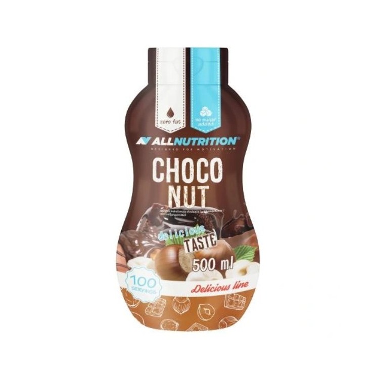 Солодкий шоколадно-горіховий Sos AllNutrition Choco Nut 500 мл