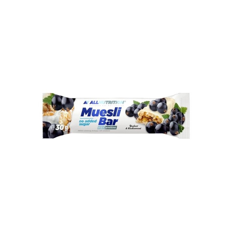 AllNutrition Muesli Bar + L-carnitine Baton musli Jorugt & Czarna porzeczka  30 g