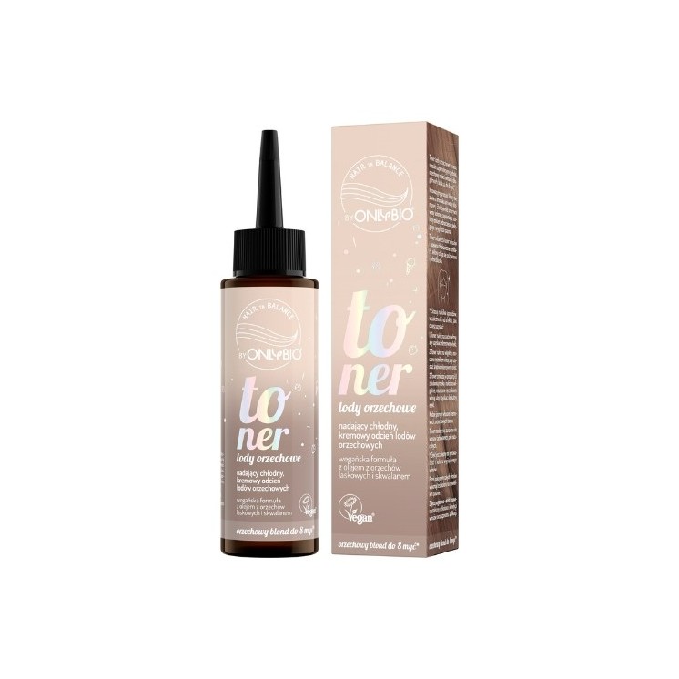 OnlyBio Hair in Balance Toner do włosów Lody Orzechowe 100 ml 