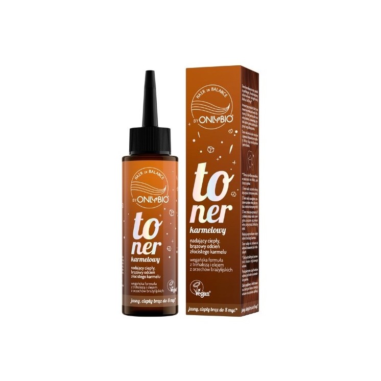 OnlyBio Hair in Balance Toner do włosów Karmelowy 100 ml 