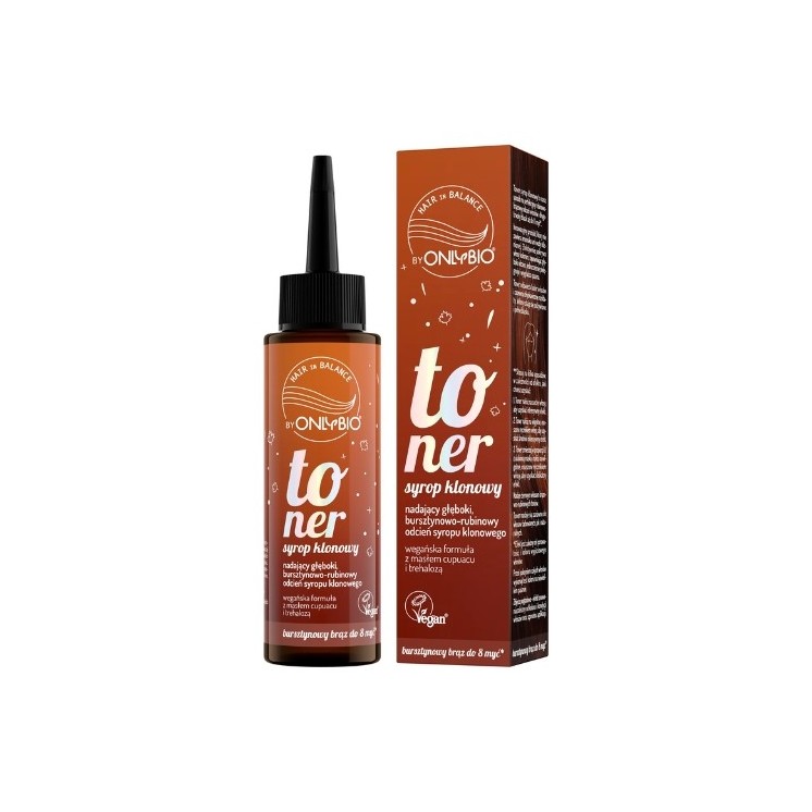 OnlyBio Hair in Balance Toner do włosów Syrop Klonowy 100 ml 