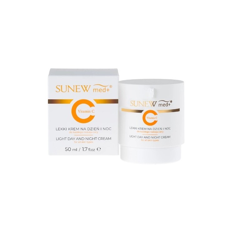 Sunew Med+ Vitamina C lekki Krem do twarzy na dzień i na noc z Witaminą C 50 ml