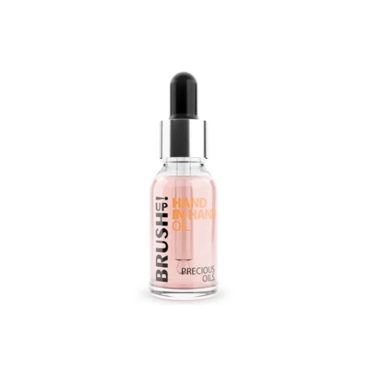 BrushUp! Hand in Hand Oil sucha Oliwka do dłoni Pink Flowers 15 ml