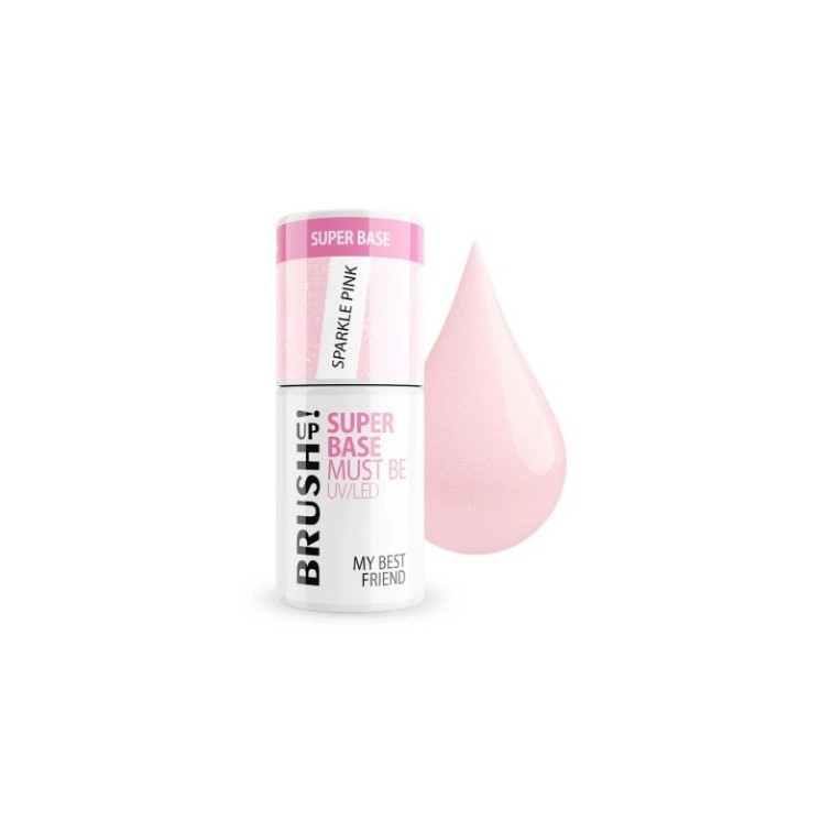 BrushUp! Super Base Must Be Baza hybrydowa Sparkle Pink 5 g