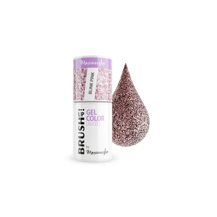 BrushUp! by Maxineczka Lakier hybrydowy Blink Pink 5 g