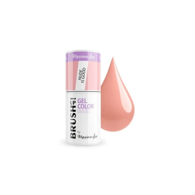 BrushUp! by Maxineczka Lakier hybrydowy Nude is Good 5 g