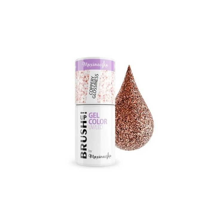 BrushUp! by Maxineczka Lakier hybrydowy Coppery Glossiness 5 g
