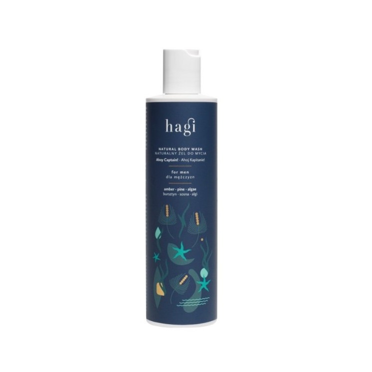 Hagi natürliches Duschgel für Männer. Ahoi, Kapitän! 300 ml