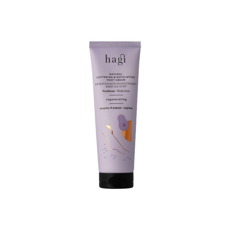 Hagi I'll Go Barefoot Fußcreme, weichmachend und peelend, 75 ml