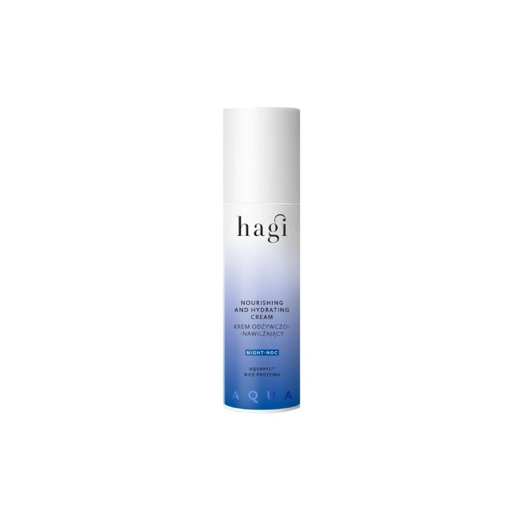 Hagi Aqua Zone naturalny odżywczo-nawilżający Krem do twarzy na noc 50 ml