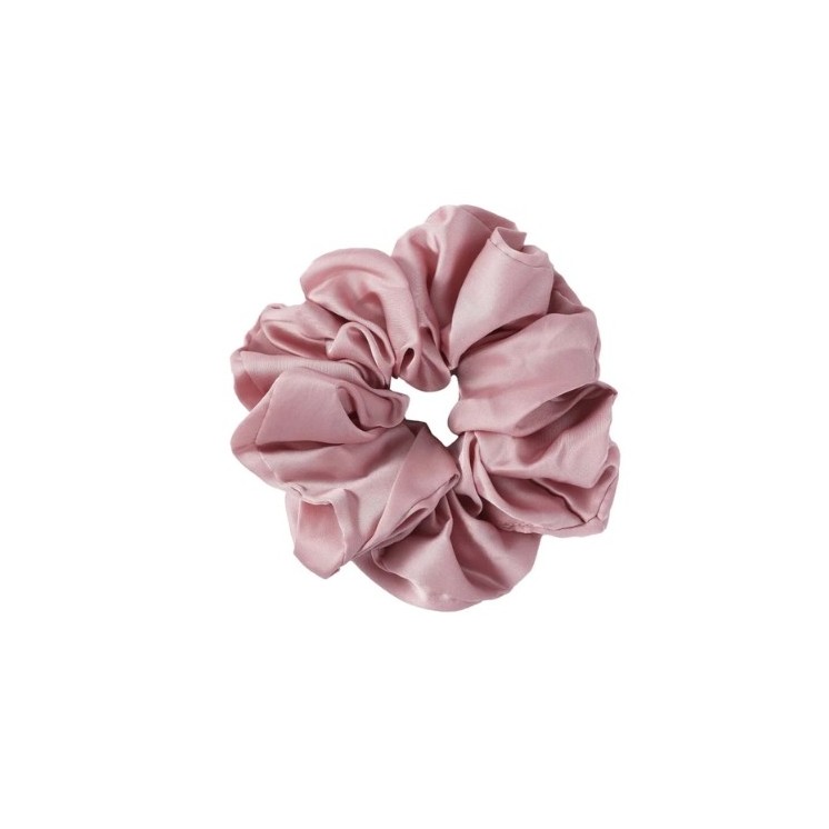Sister Young Lilu satynowa Gumka do włosów Scrunchie Pink 1 sztuka