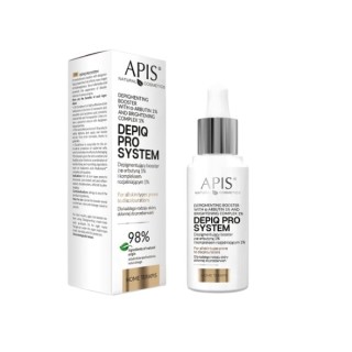 Apis Depiq Pro Depigmenting System Booster mit Alpha-Arbutin 1% und Aufhellungskomplex 1 % 30 ml
