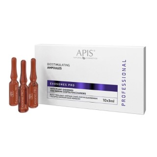 Apis Exosomes Pro biostimulierende Gesichtsampullen mit Pflanzenexosomen 10x3 ml Apis Exosomes Pro biostimulierende Gesichtsampullen mit Pflanzenexosomen 10x3 ml