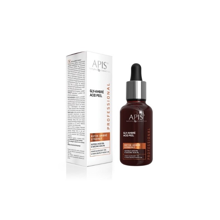 Apis Retin-Ambre Synergy Gly-Ambré Acid Peel Kwas glikolowy 15 % & Kwas bursztynowy 2% 30 ml