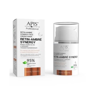 Apis Retin-Ambre Synergy Home Terapis Nachtcreme-Maske mit Retinol und Bernsteinsäure 50 ml