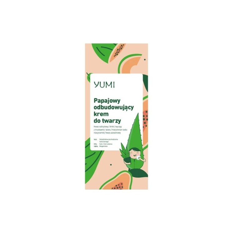 Yumi papajowy Krem do twarzy odbudowujący 50 ml
