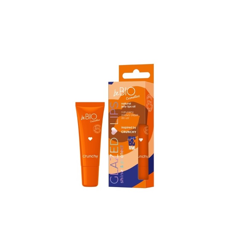 BeBio Cosmetics Naturalny żelowy olejek do ust GLAZED LIPS Crunchy 10 ml