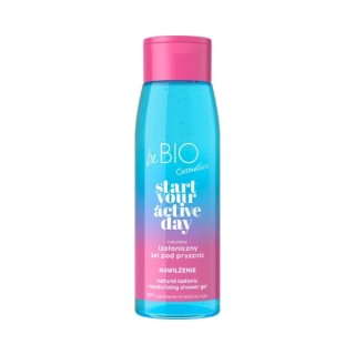 BeBio Cosmetics Natürliches isotonisches Duschgel Start Your Active Day FEUCHTIGKEITSPFLEGEND 400 ml