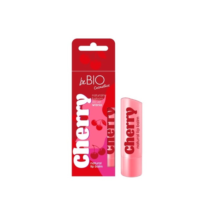 Натуральний зволожуючий бальзам для губ BeBio Cosmetics Cherry Lip Balm 5