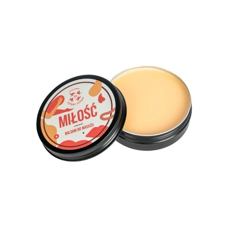 Mydlarnia Cztery Szpaki Balsam do masażu ciała Miłość 100 ml