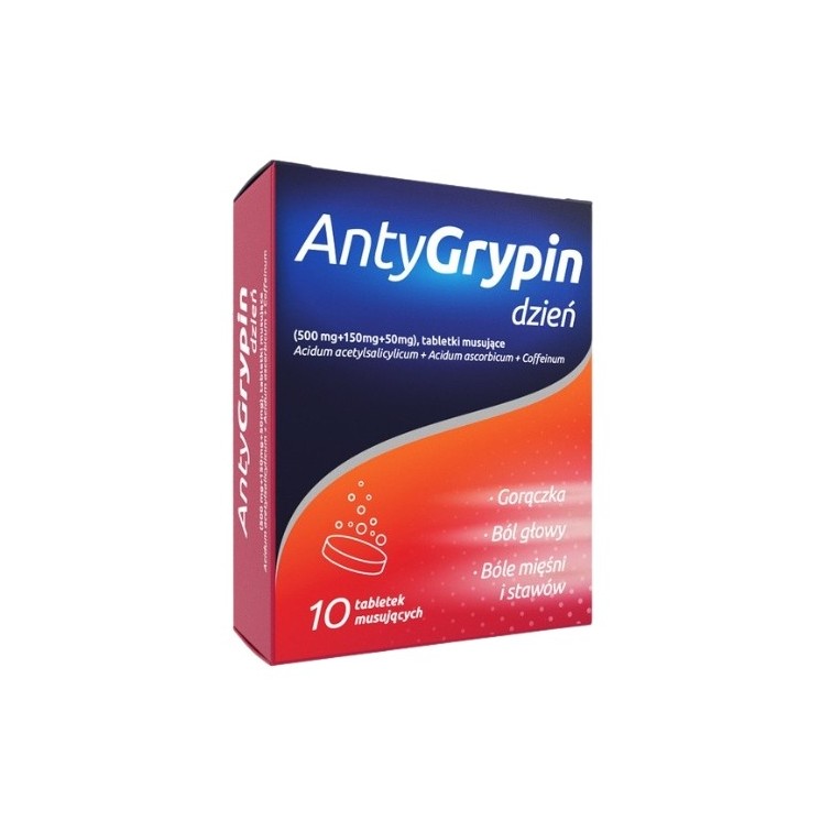 AntyGrypin Dzień 10 tabletek musujących