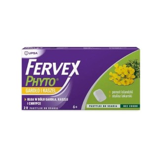 Fervex Phyto Hals und Husten 20 Lutschtabletten