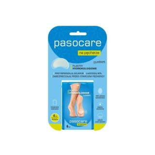 Гідроколоїдні пластирі Pasocare Specialist Plus від пухирів на ступнях ніг 6 шт.