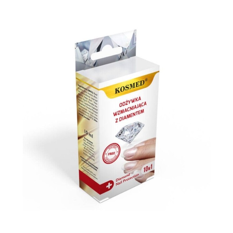 Kosmed Odżywka do paznokci Diamentowa 10w1 10 ml