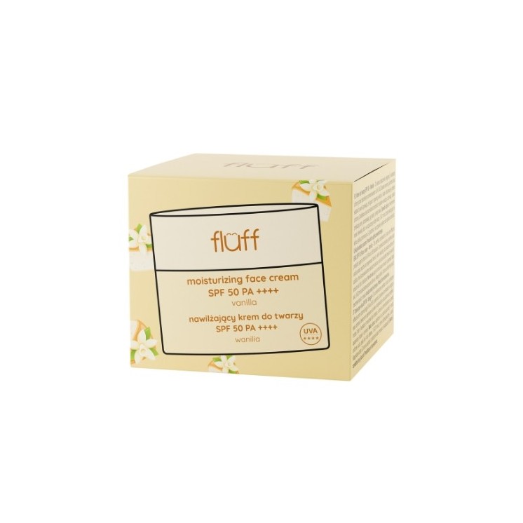 Fluff Krem do twarzy SPF50 Wanilia 50 ml 