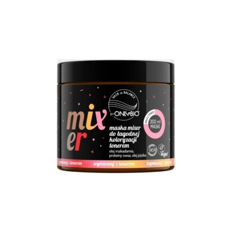 OnlyBio Hair in Balance Mixer Maska do łagodnej koloryzacji włosów tonerem 300 ml