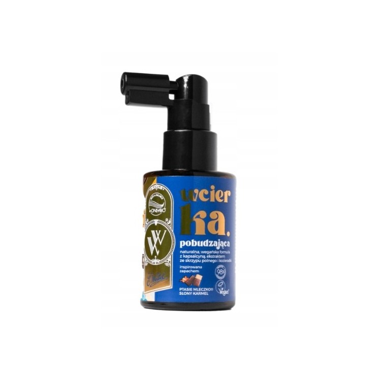 OnlyBio x Wedel Hair in Balance Лосьйон для стимуляції росту волосся Ptasie Mleczko Salted Caramel 50 мл