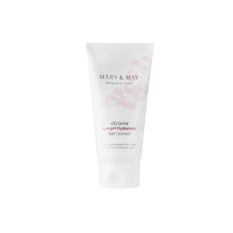 Mary&May Vegan Low pH Hyaluronic Gel Cleanser delikatny Żel oczyszczający do twarzy o niskim pH 150 ml