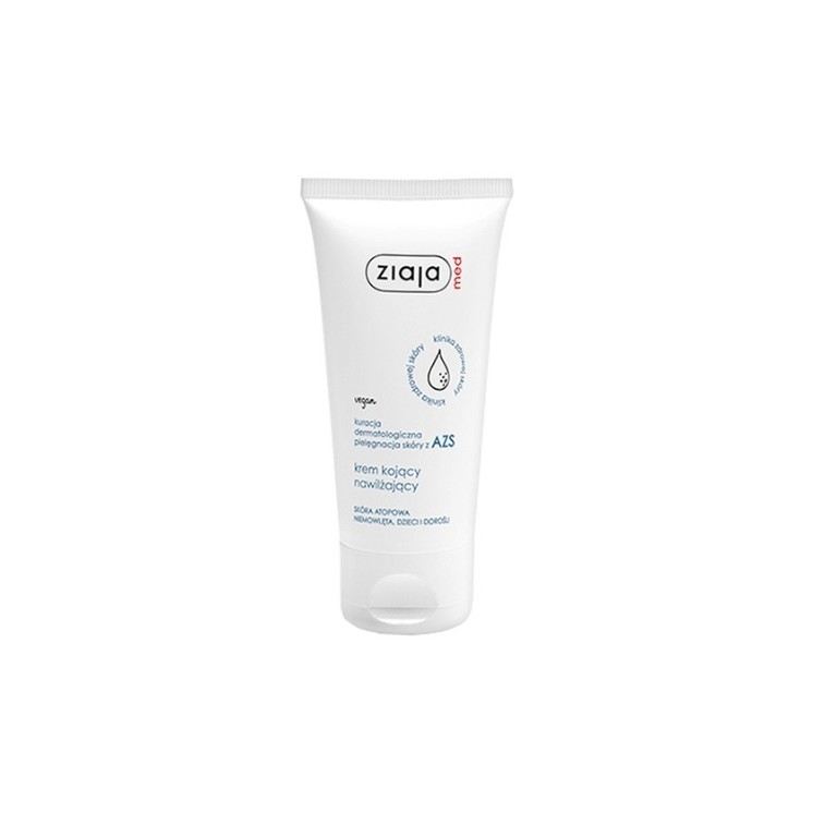 Ziaja Med AZS Kuracja dermatologiczna Krem do twarzy nawilżający skóra atopowa niemowlęta/dzieci/dorośli 50 ml