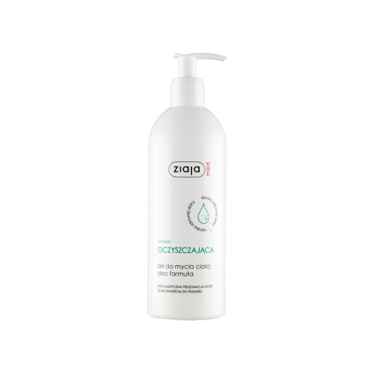 Ziaja Med Antibacteriële behandeling Body wash gel 400 ml