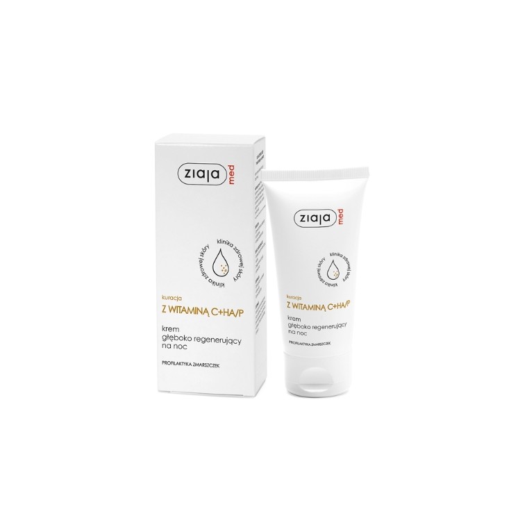 Ziaja Med Treatment with vitamin C Deeply nourishing face cream for the night 50 ml
