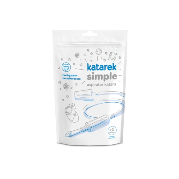 Katarek Simple Aspirator do nosa podłączany do odkurzacza 1 sztuka
