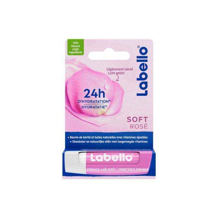 Labello ochronna Pomadka do ust Soft Rose 4,8 g