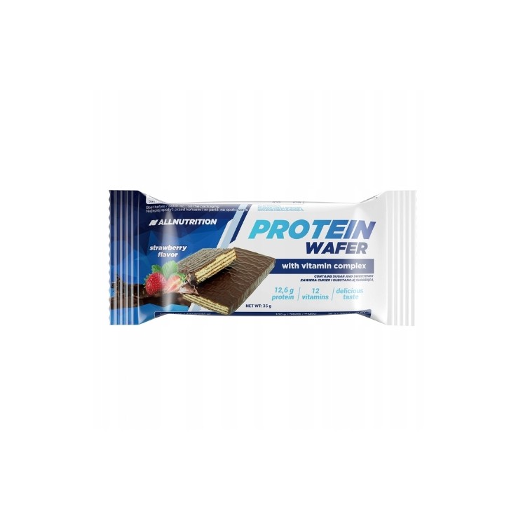 AllNutrition Protein Wafer Truskawka 35 g