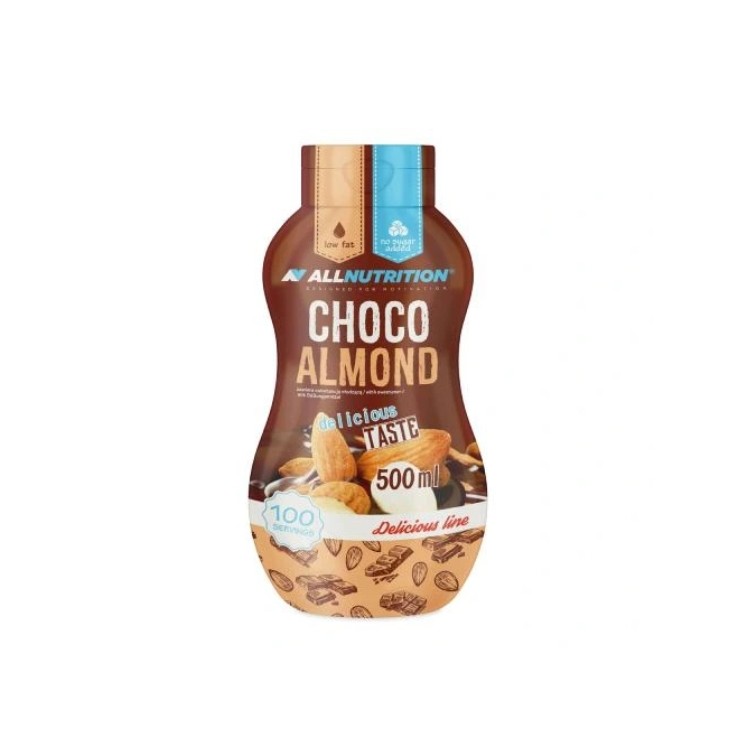 Шоколадно-мигдальний Sos AllNutrition Choco Almond 500 мл