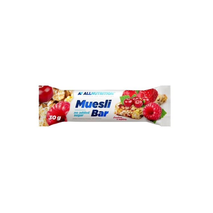 AllNutrition Muesli Bar Baton musli Żurawina & Malina 30 g
