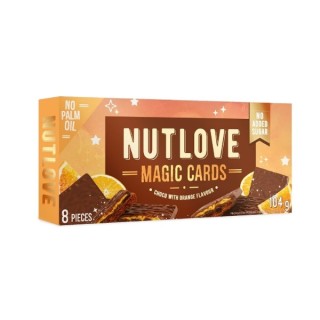 Печиво AllNutrition NutLove Magic Cards з шоколадом та апельсином 104 г