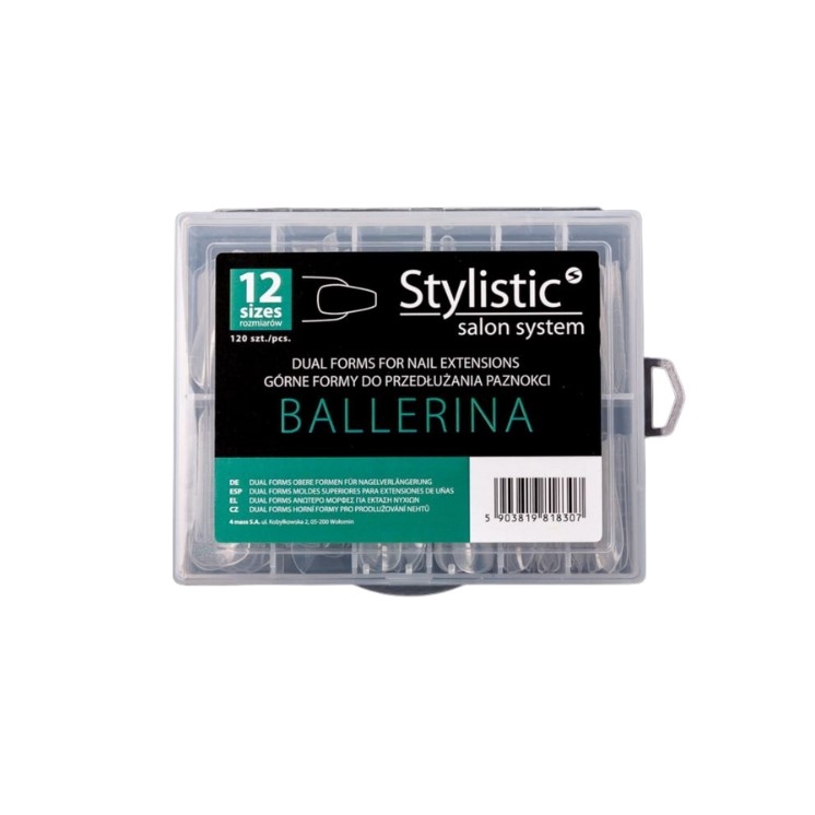 Форми для нарощування нігтів Claresa Stylistic Dual Form Ballerina 120 шт.
