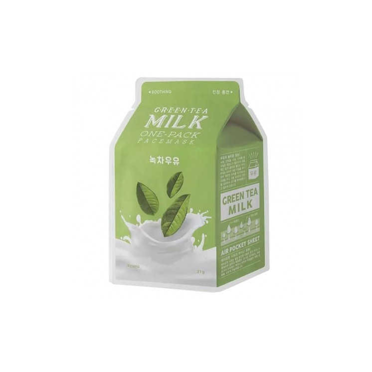 Apieu Green Tea Milk One-Pack Maska w płachcie 21 g