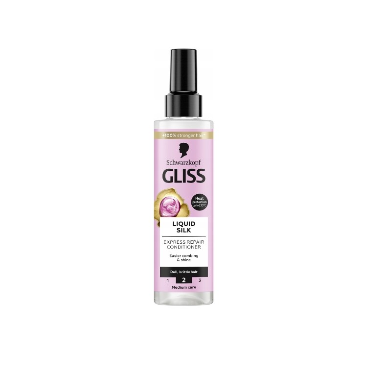 Кондиціонер для відновлення волосся Gliss Liquid Silk Express 200 мл