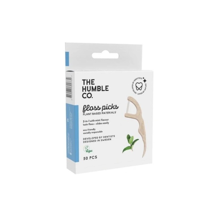 Зубочистки Humble Dental Floss білі 50 шт.
