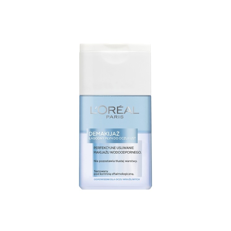 L'oreal Demakijaż łagodny Płyn do oczu i ust 125 ml