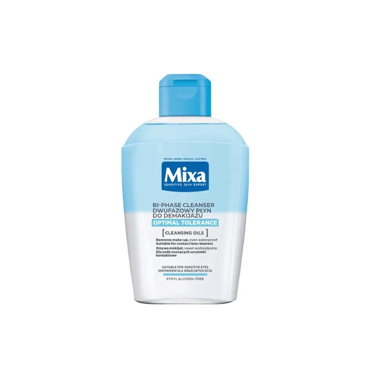Mixa Optymalna Tolerancja dwufazowy Płyn do demakijażu 125 ml