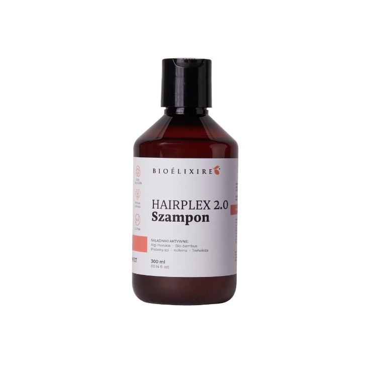 BioElixire Hairplex 2.0 Szampon do włosów zniszczonych 300 ml