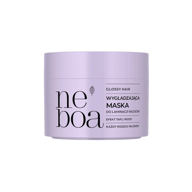 Neboa Glossy Hair wygładzająca Maska do włosów do laminacji włosów 300 ml
