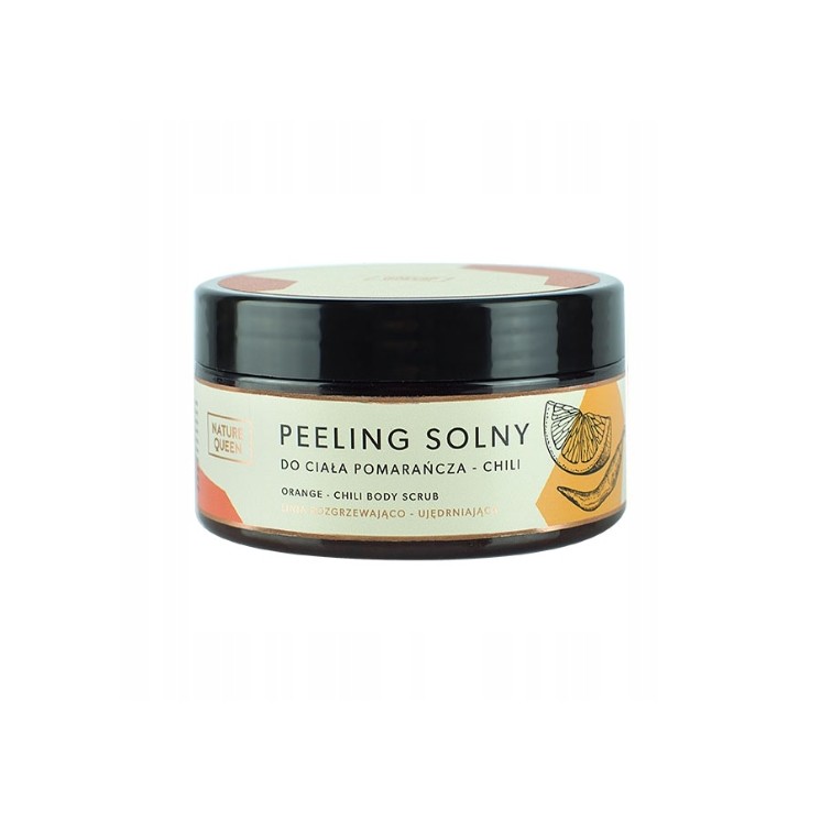 Nature Queen Peeling solny do ciała Pomarańcza-Chilli 250 g